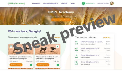 GMP+ International lanceert vernieuwde GMP+ Academy