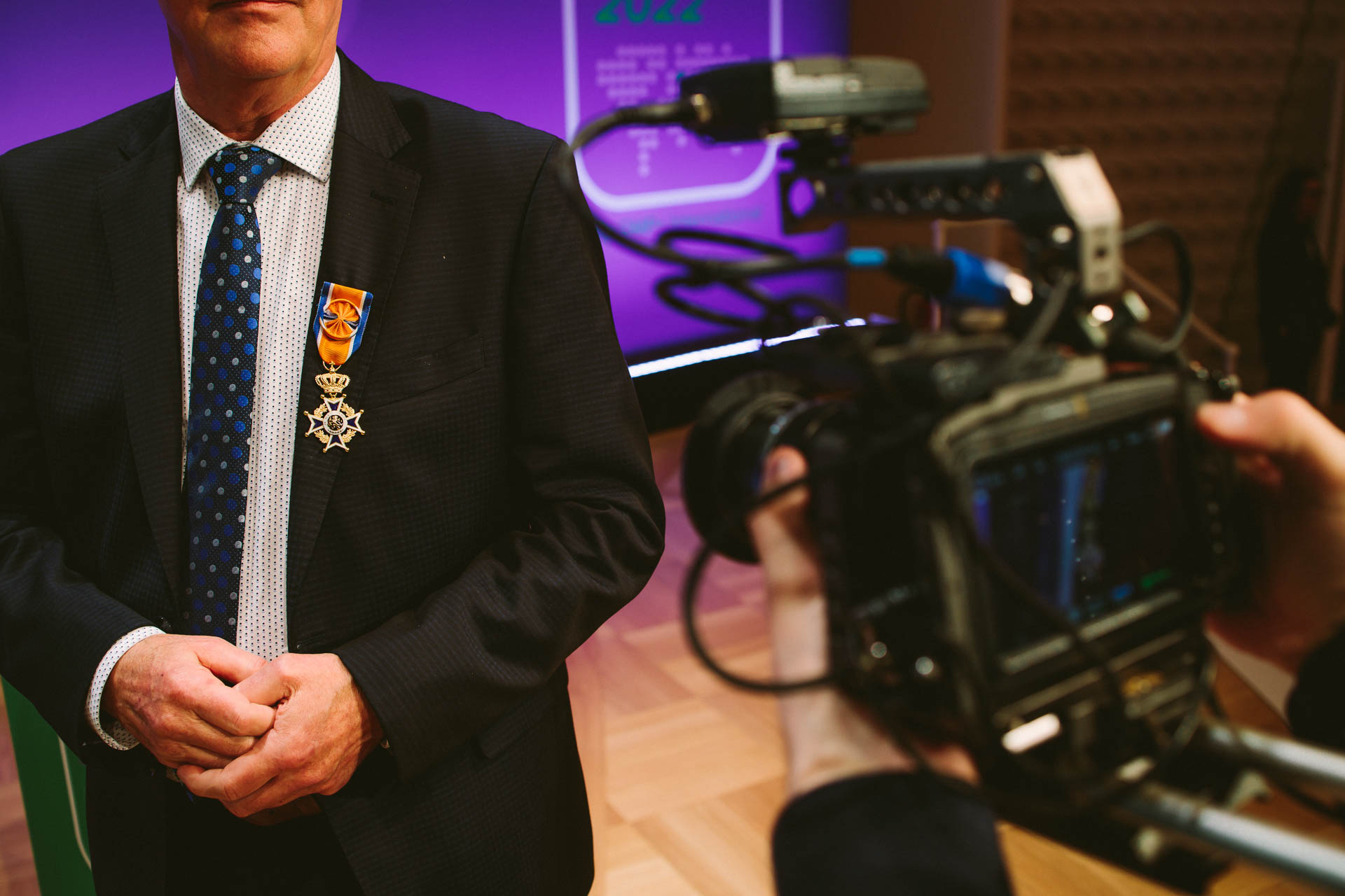 Johan den Hartog kawalerem Orderu Orange-Nassau